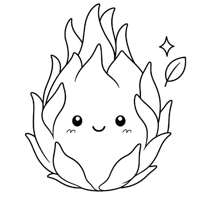 Dragon Fruit drawing