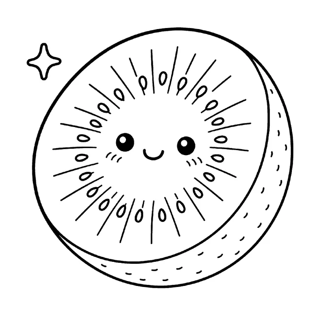Kiwi drawing
