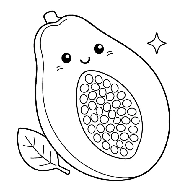 Papaya drawing