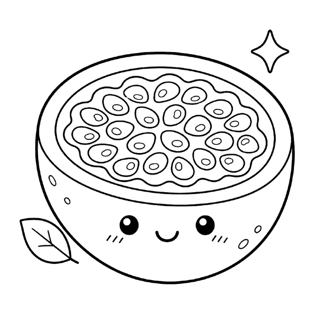 Passion Fruit drawing