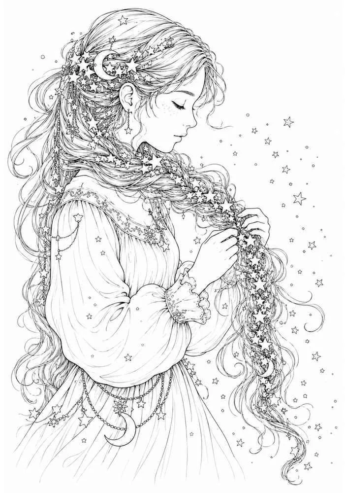 Star-Braided Hair