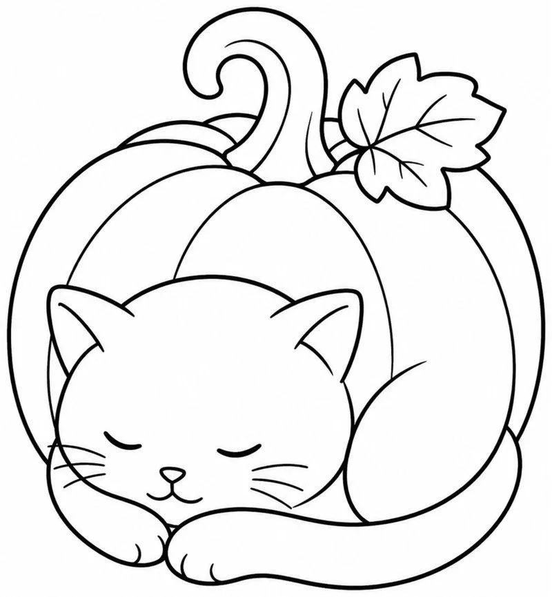 Pumpkin Cat