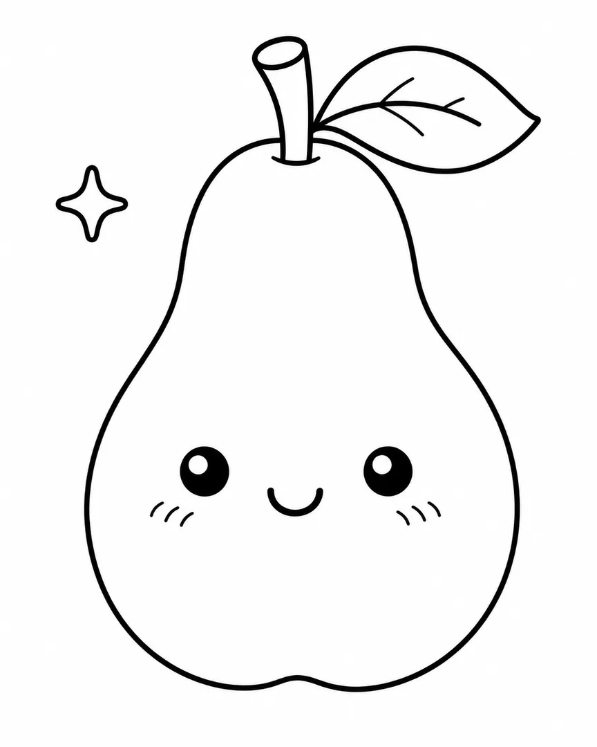 Pear drawing