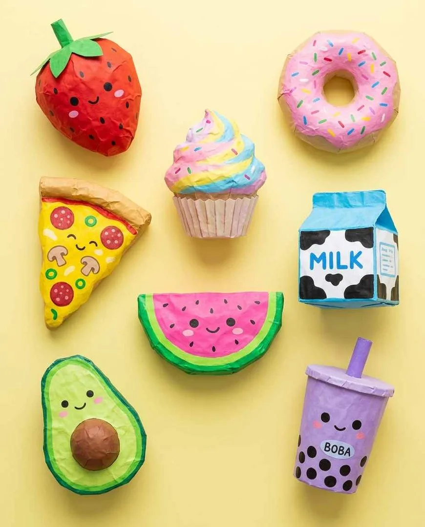 Food paper squishy ideas