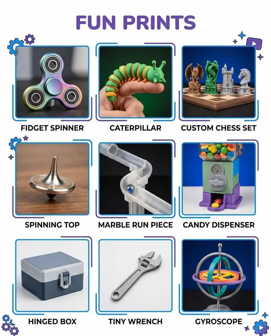 Fun 3D prints