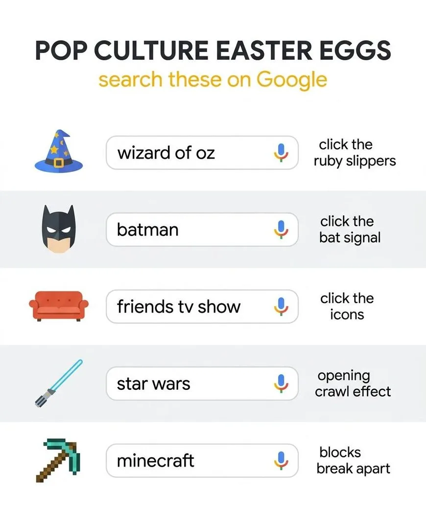 Google Easter Eggs