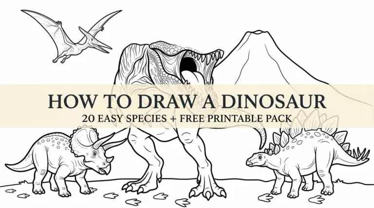 How to Draw a Dinosaur