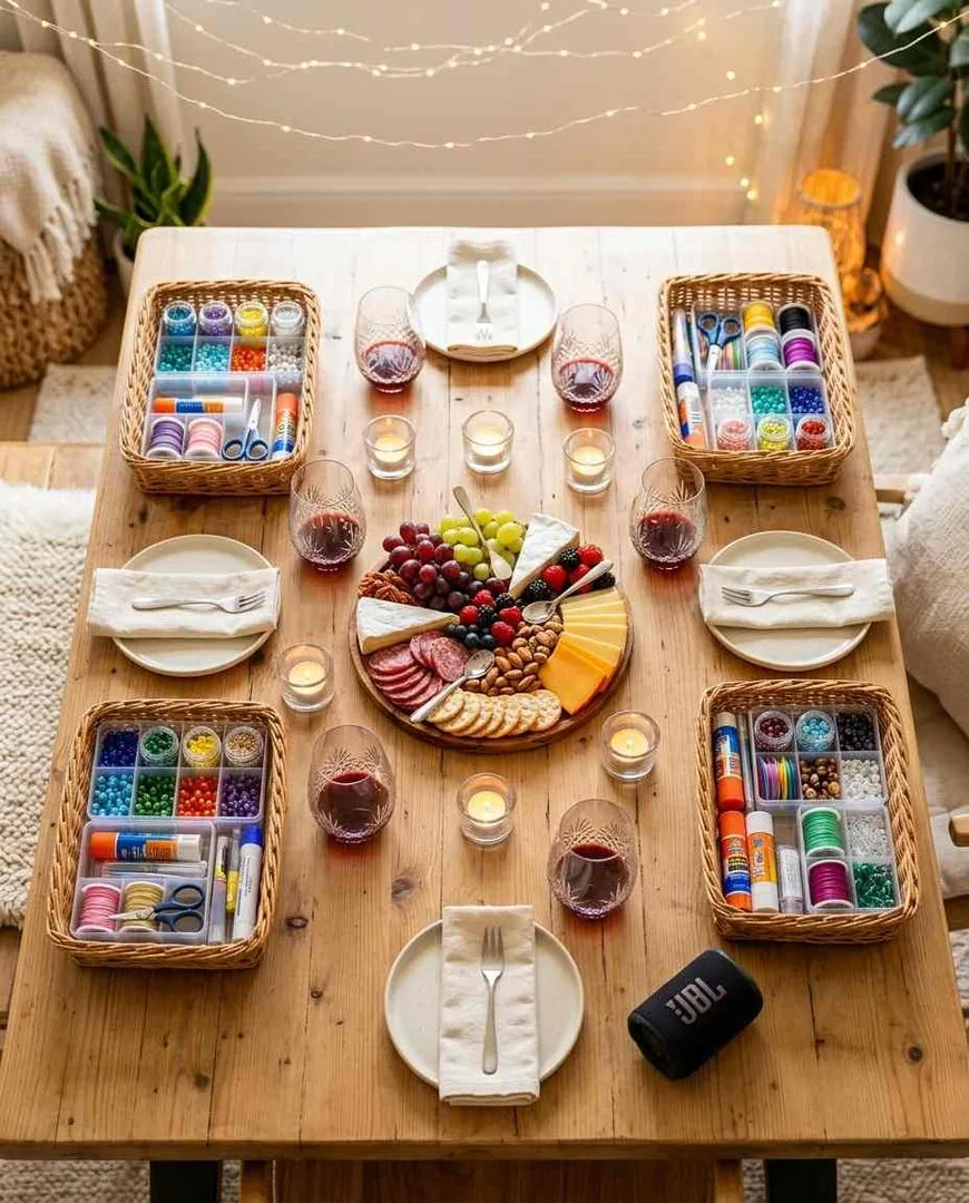 How to host a girls craft night 