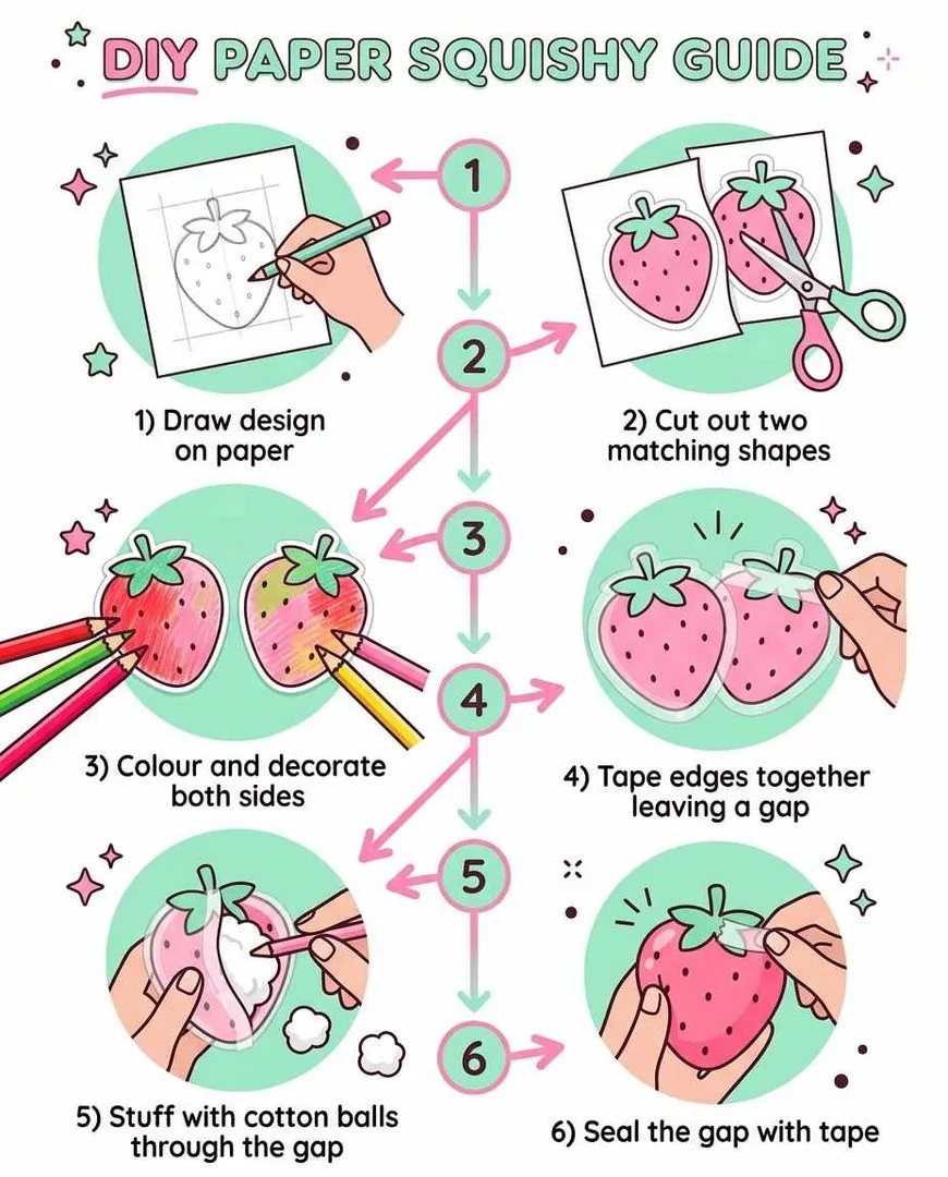 How to make a paper squishy
