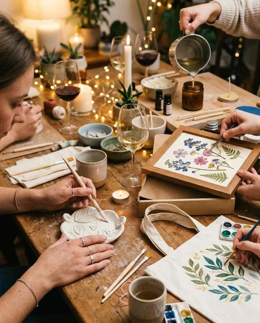 One-hour girls craft night projects 