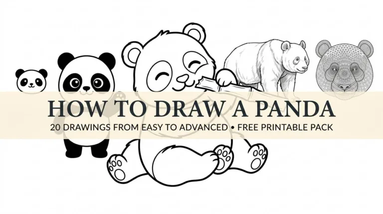 panda drawing