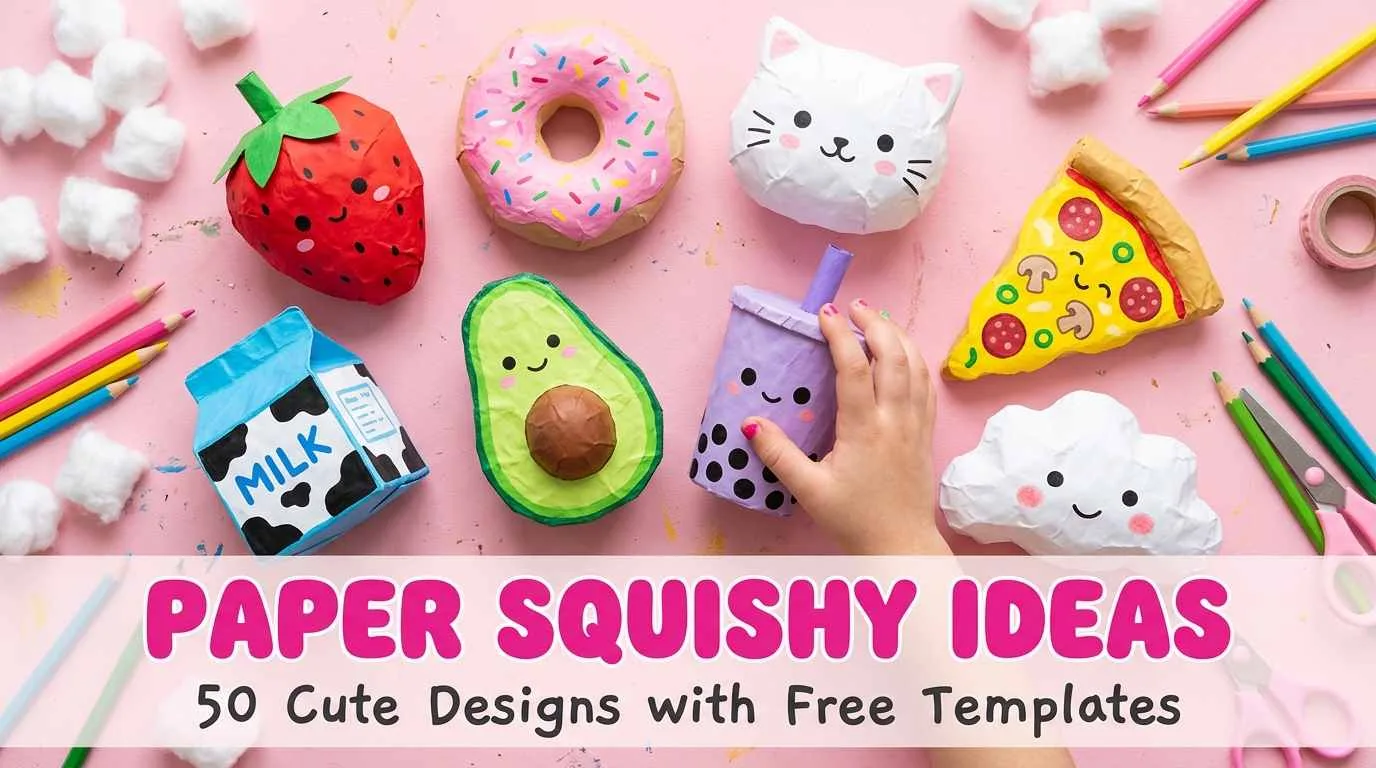  Paper squishy ideas