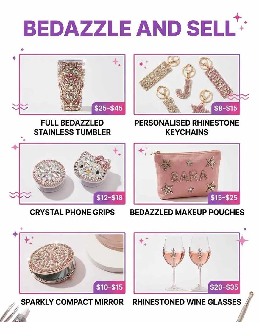 Things to bedazzle and sell 