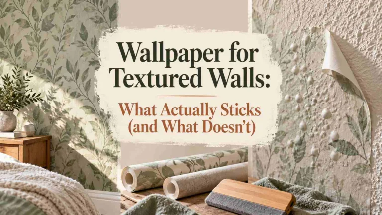 Wallpaper for Textured Walls