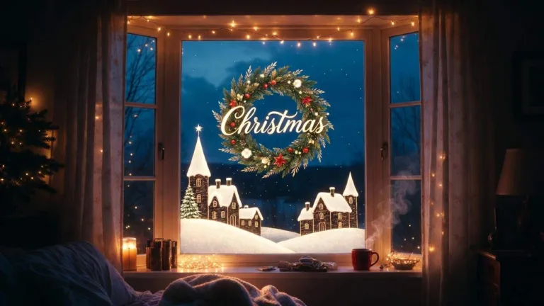 Christmas Window Painting