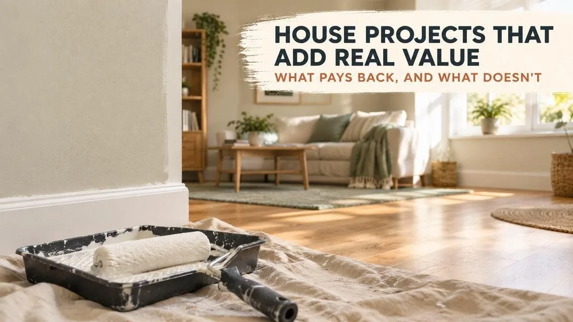 House projects that add real value to your home