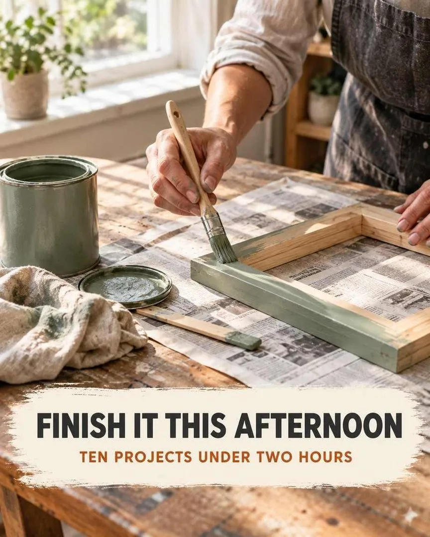 Easy home projects you can finish in an afternoon
