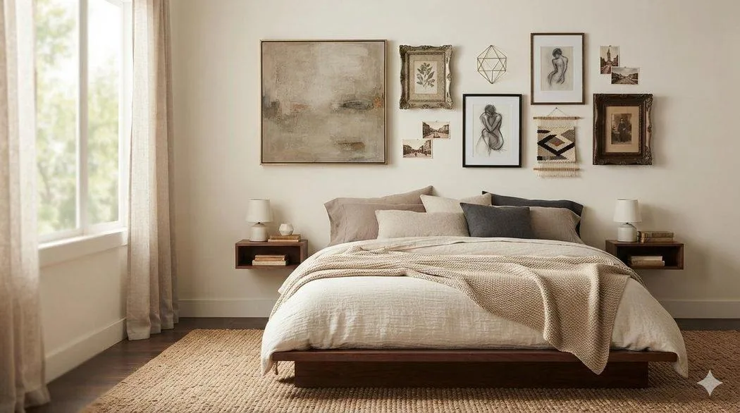 wall art ideas for bedroom