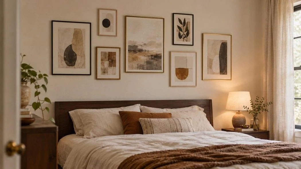 wall art ideas for bedroom