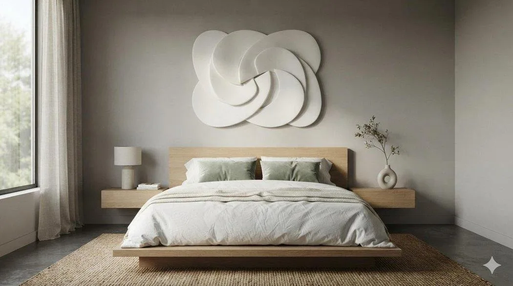modern bedroom wall decor
