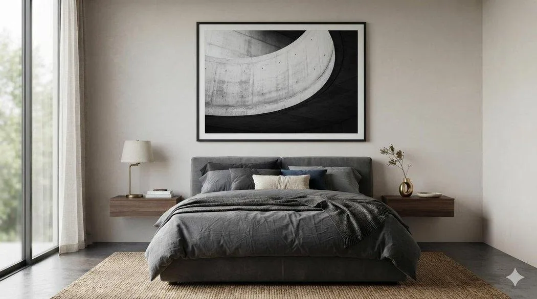 modern bedroom wall decor