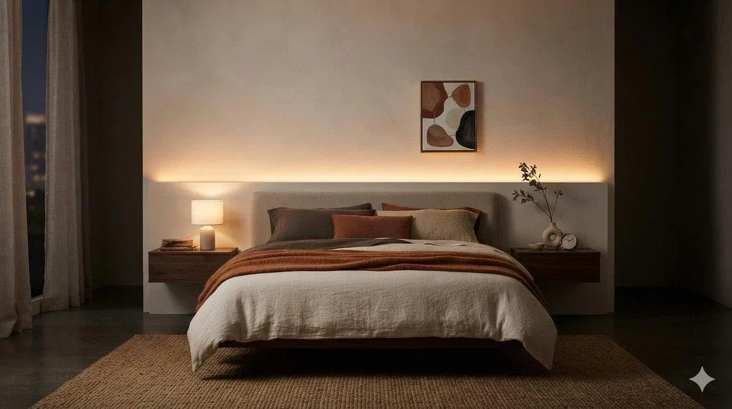 modern bedroom wall decor
