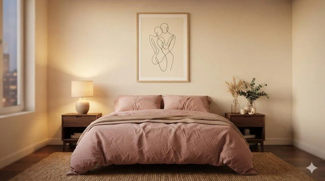 romantic wall art for bedroom