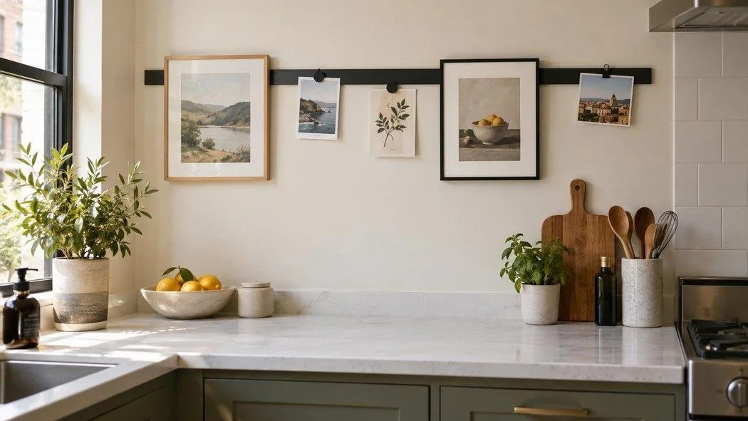 Modern kitchen wall decor