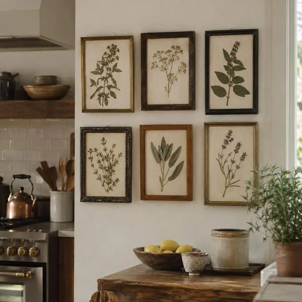 DIY and budget kitchen wall decor