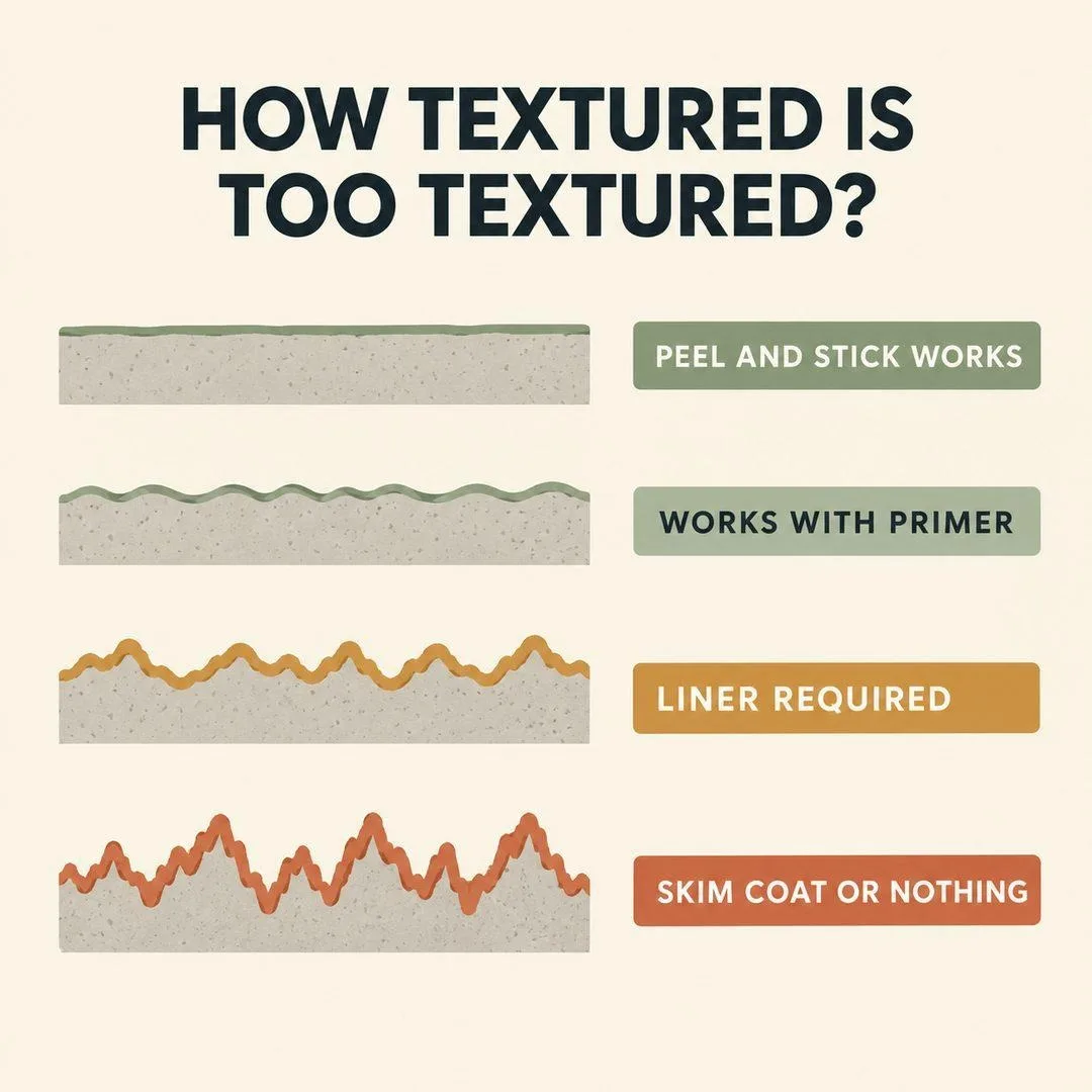 Wallpaper for Textured Walls