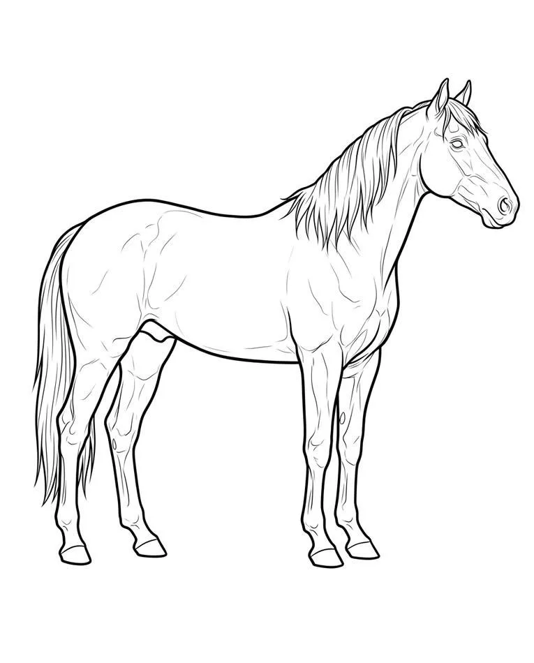 horse drawing ideas