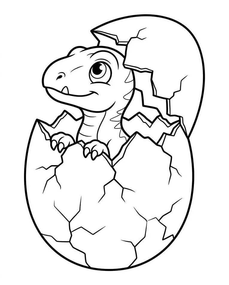 dinosaur drawing easy