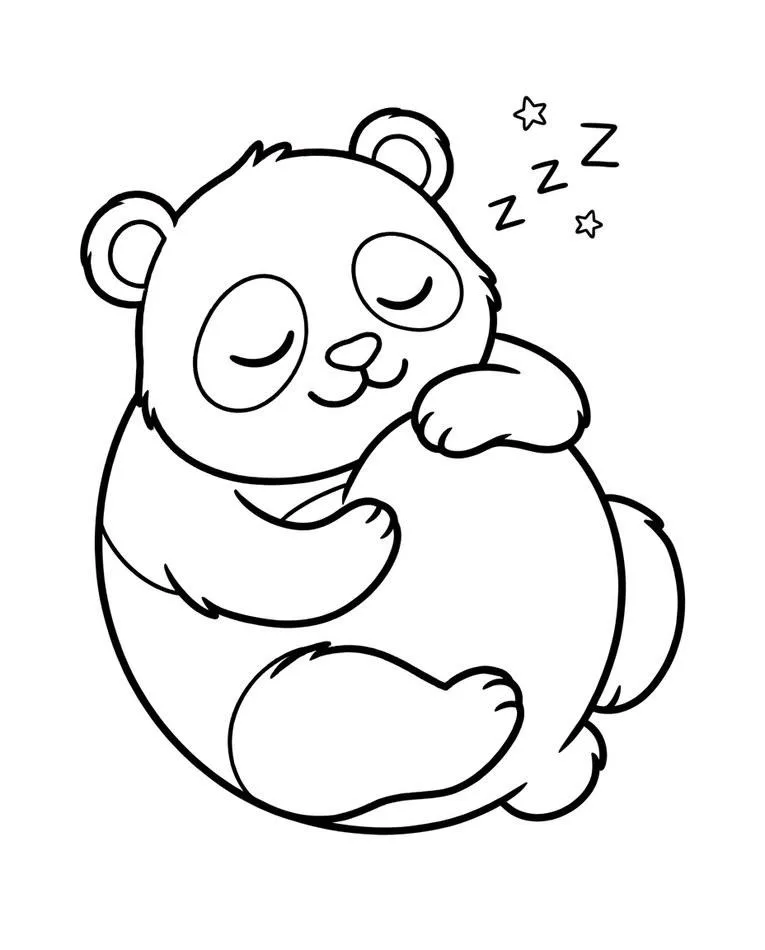panda drawing