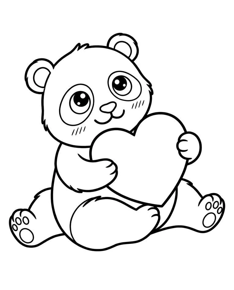 panda drawing