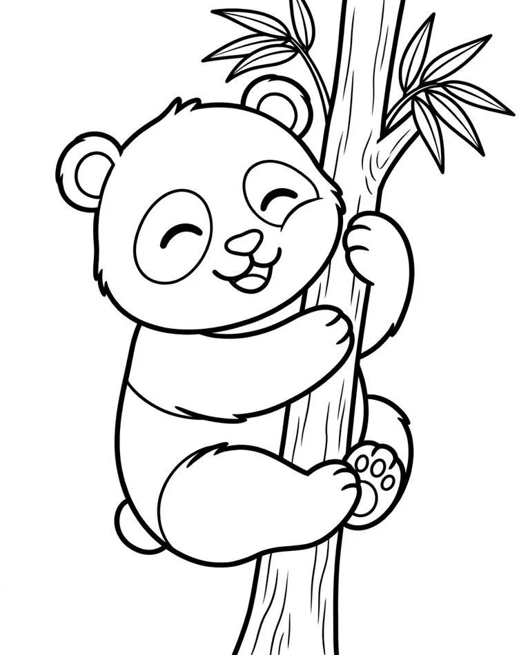 panda drawing