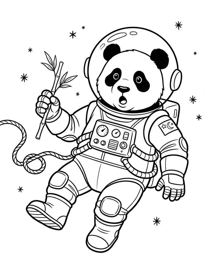 panda drawing