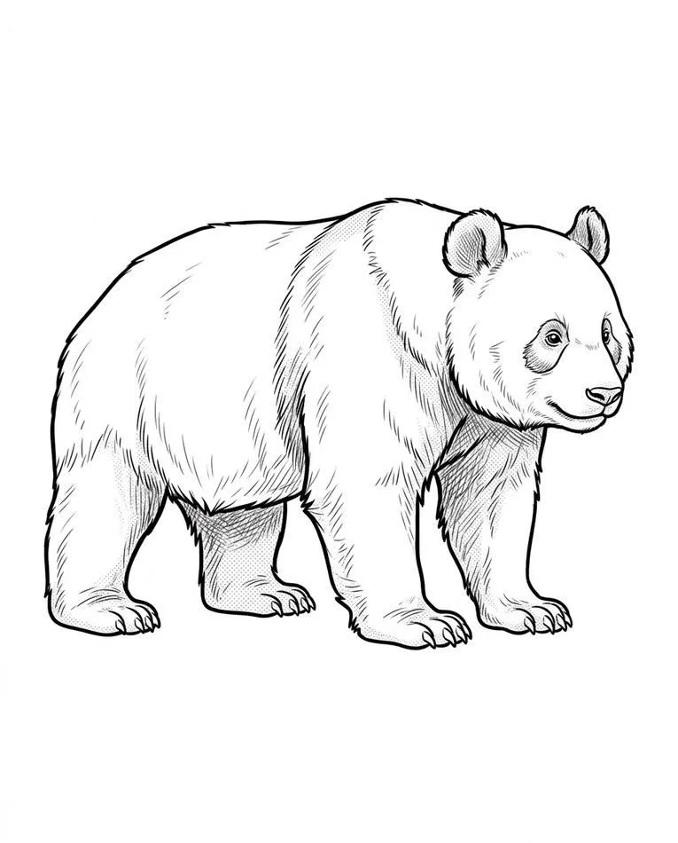 panda drawing