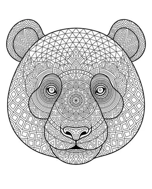 panda drawing
