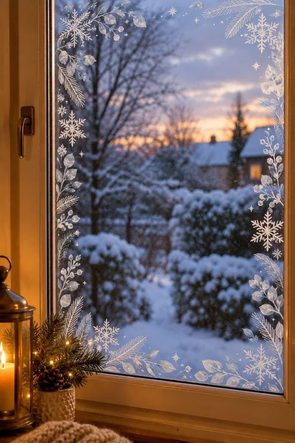 Christmas Window Painting