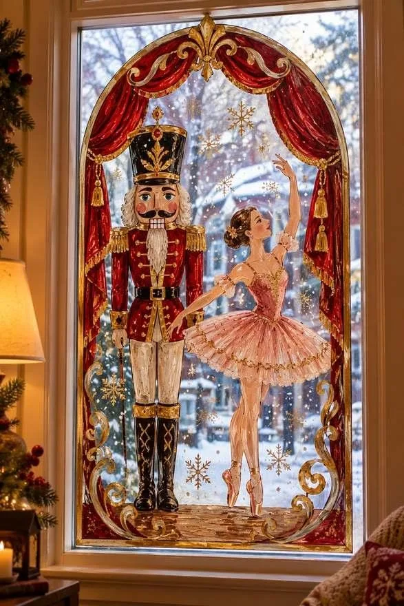 Christmas Window Painting