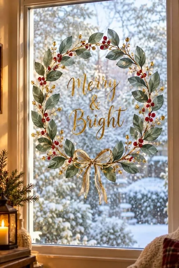 Christmas Window Painting