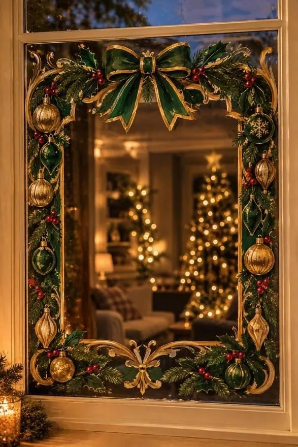 Christmas Window Painting