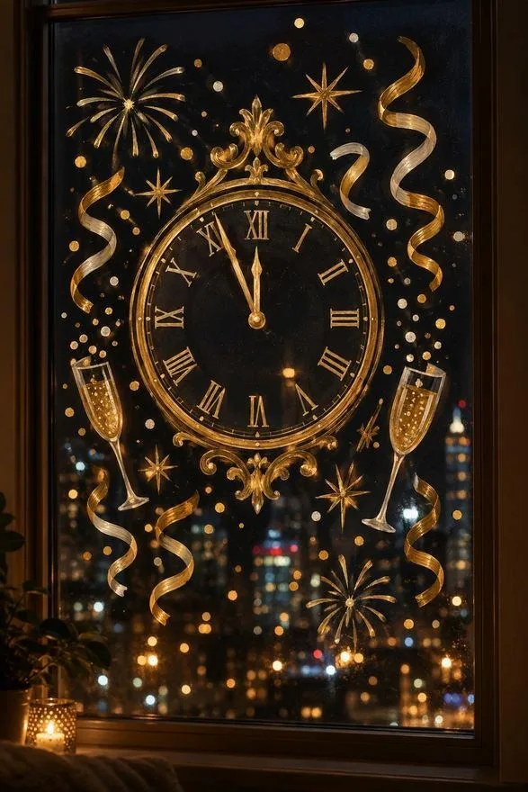 Christmas Window Painting