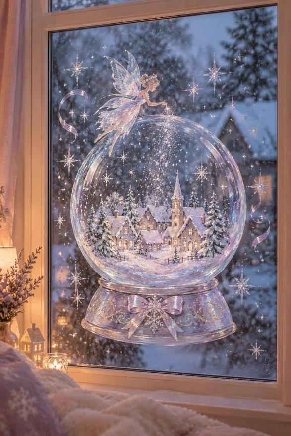 Christmas Window Painting