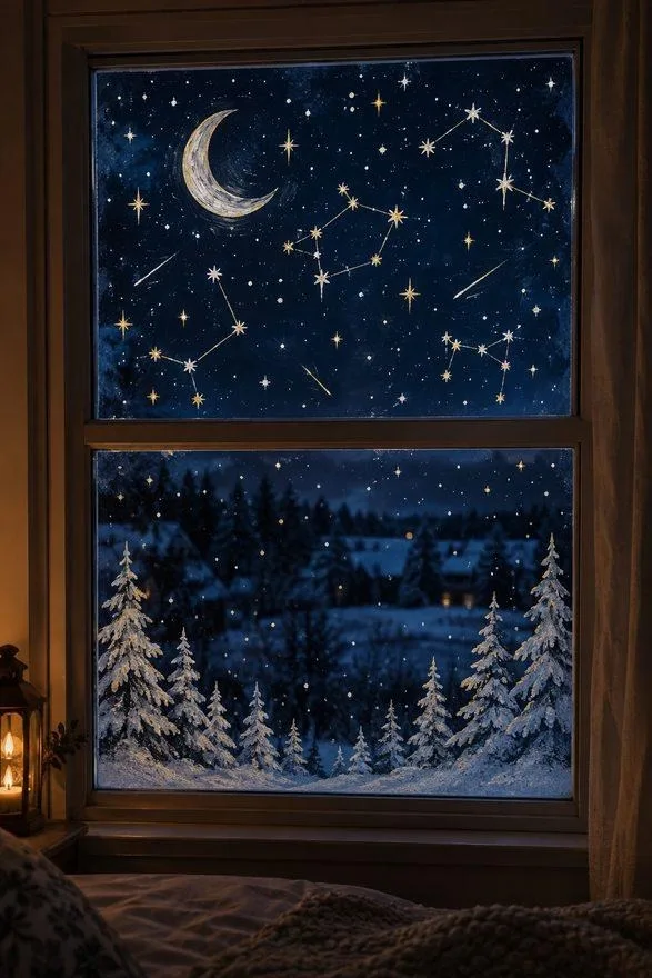Christmas Window Painting