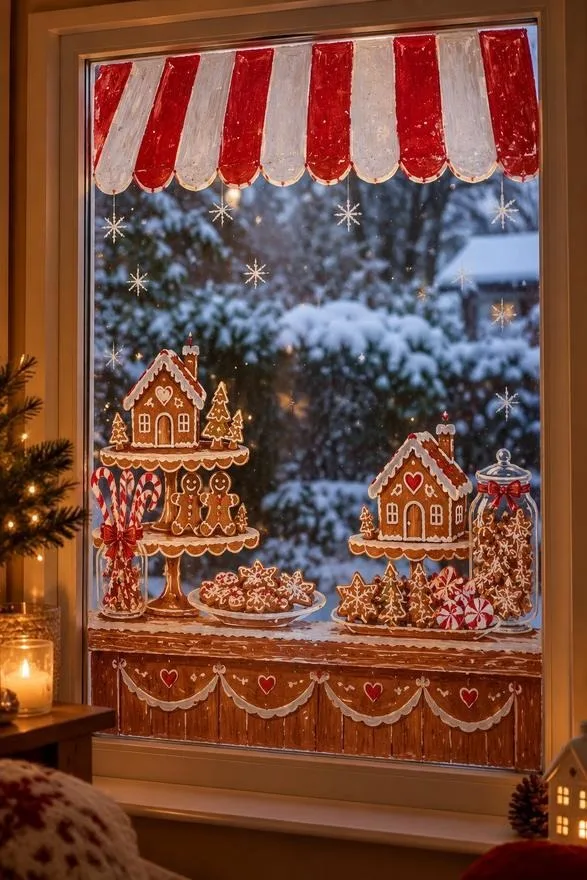 Christmas Window Painting