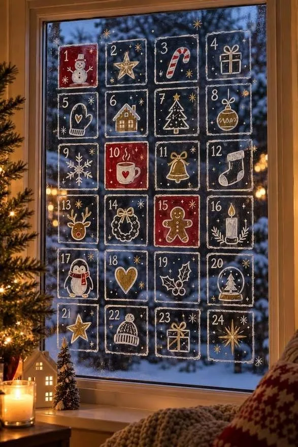 Christmas Window Painting