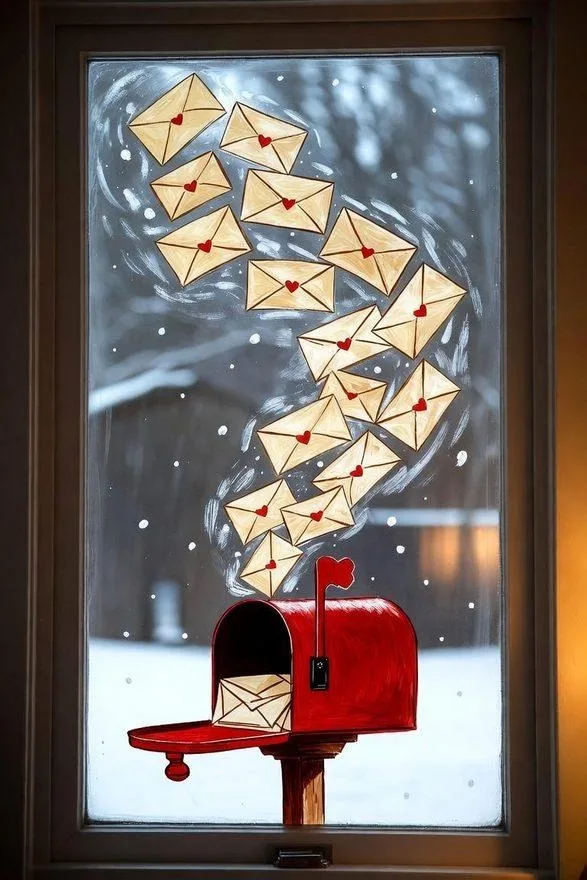 Christmas Window Painting