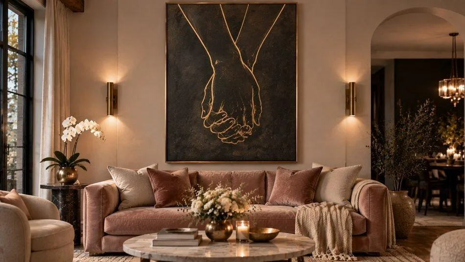 Romantic wall art for couples
