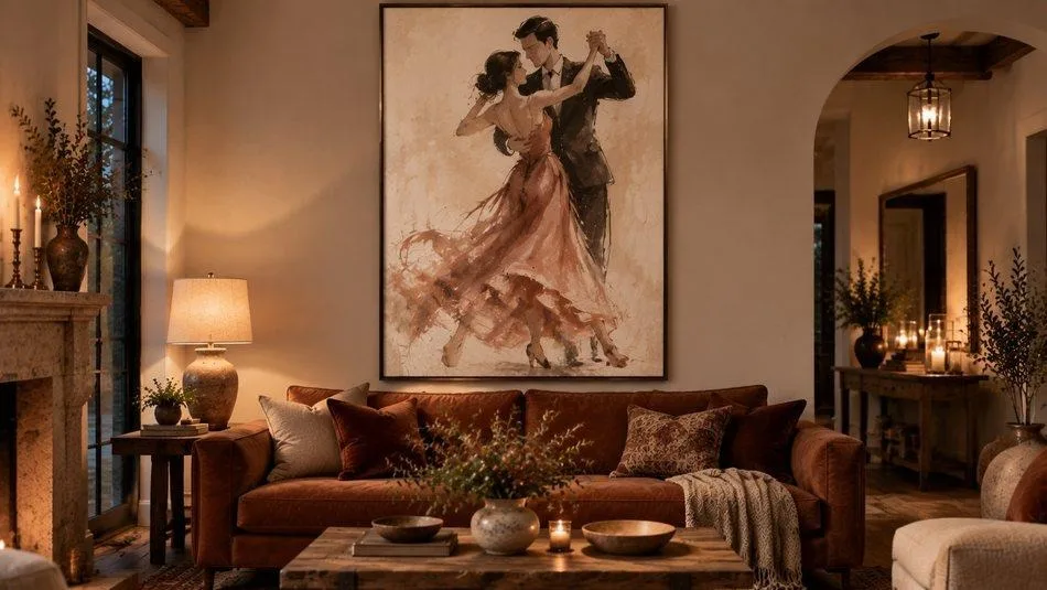 Romantic wall art for couples